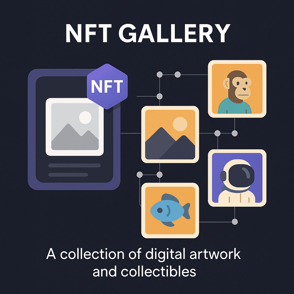 NFT Gallery Illustration